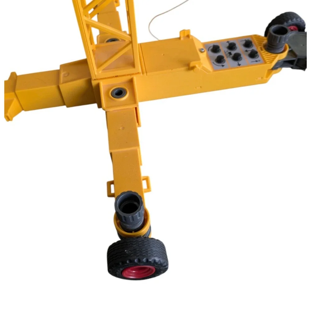 Playmobil 3262 Electronic Crane Yellow Construction As Is Incomplete Set 2003
